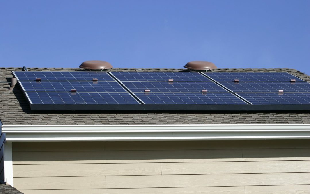 house with solar panels